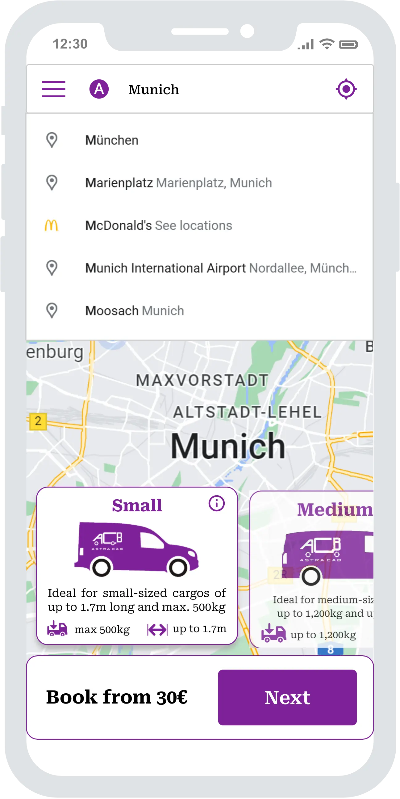 Application step image